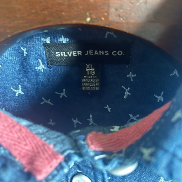 Silver Jeans Denim Top size XL EXCELLENT CONDITION - Picture 2 of 6